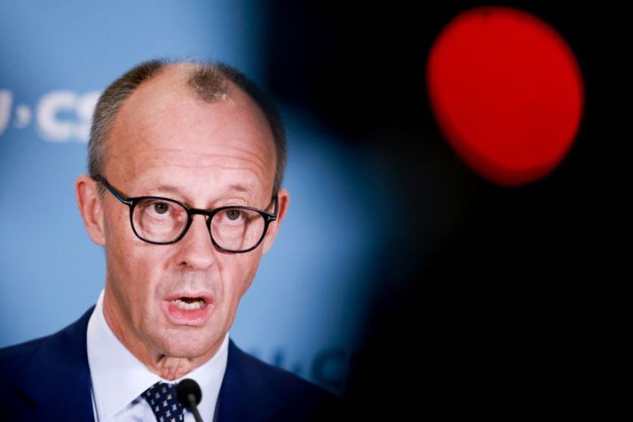 Friedrich Merz, formaður Kristilegra demókrata, þykir líklegur sem næsti kanslari Þýskalands.