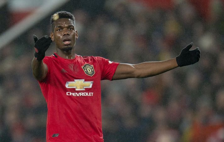 Pogba í síðasta leiknum sem hann lék með United en það var 26. desember. Síðan þá hefur hann verið meiddur.