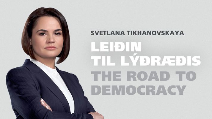 Svetlana ræðir leiðina til lýðræðis á fundinum í dag.