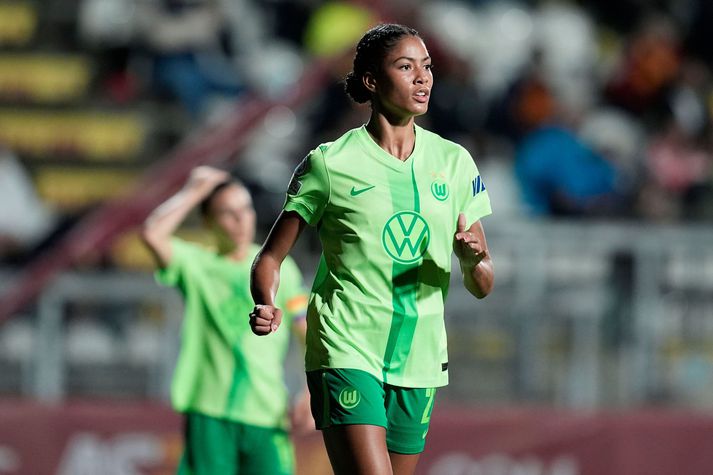 Sveindís Jane Jónsdóttir og félagar í Wolfsburg eru komnar á toppinn í þýsku deildinni.