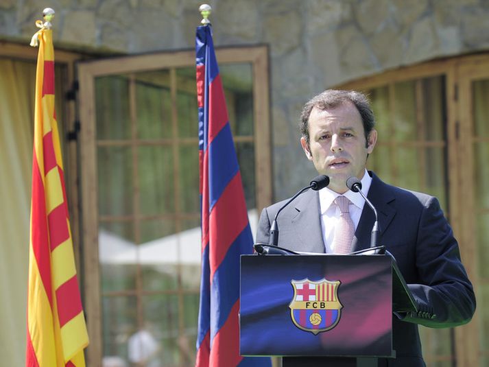 Sandro Rosell er nýr forseti Barcelona.