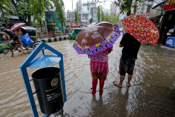 Regntímabilið er að ganga í garð í Bangladess.