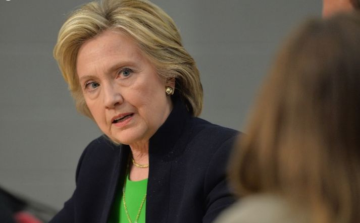Hillary Rodham Clinton tilkynnti opinberlega um forsetaframboð sitt um helgina.