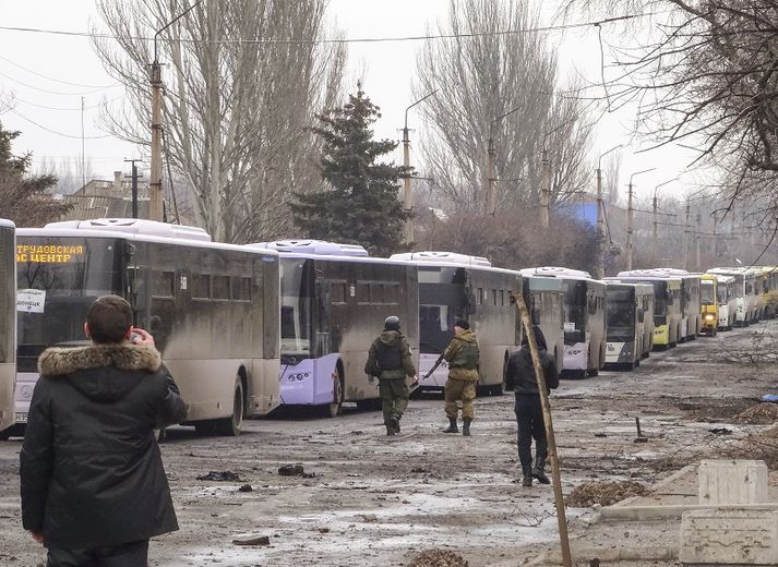 Harðir bardagar hafa staðið um Debaltseve síðustu vikurnar.