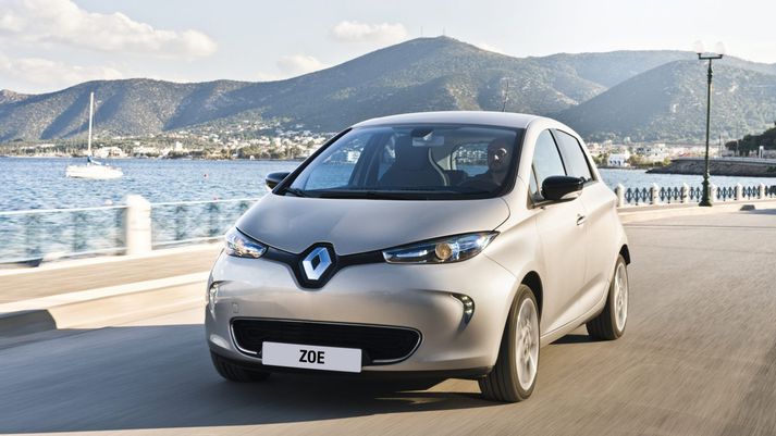 Renault Zoe rafmagnsbíllinn.