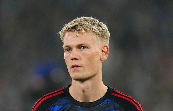 Fram kemur í grein Daily Mail að Orri Steinn Óskarsson hafi verið hærra skrifaður en Rasmus Höjlund hjá danska félaginu FC Kaupmannahöfn, þegar báðir voru þar.