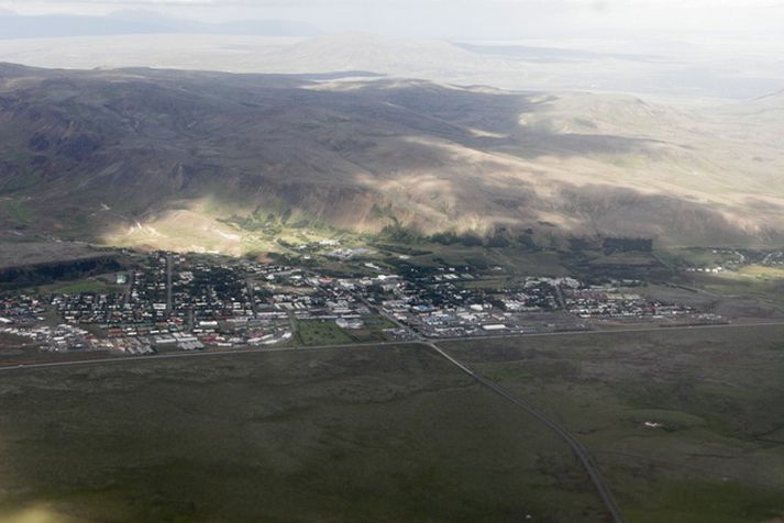 Lögreglan hafði afskipti af ölvuðum mönnum í Hveragerði um helgina. Mynd/ Rósa.