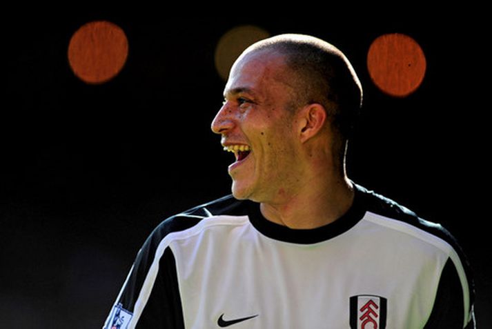 Bobby Zamora í leik með Fulham.