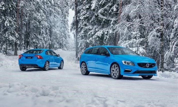 Volvo S60 og V60 í 350 hestafla Polestar útgáfum.