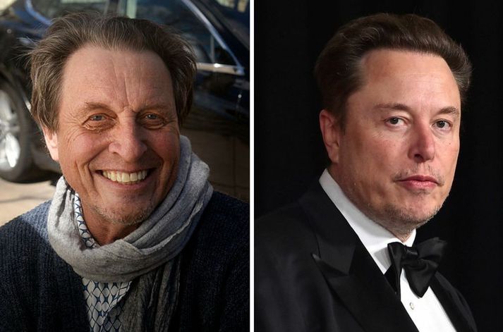 Errol Musk og Elon Musk hafa náð sáttum eftir að Elon afneitaði föður sínum fyrir sjö árum.