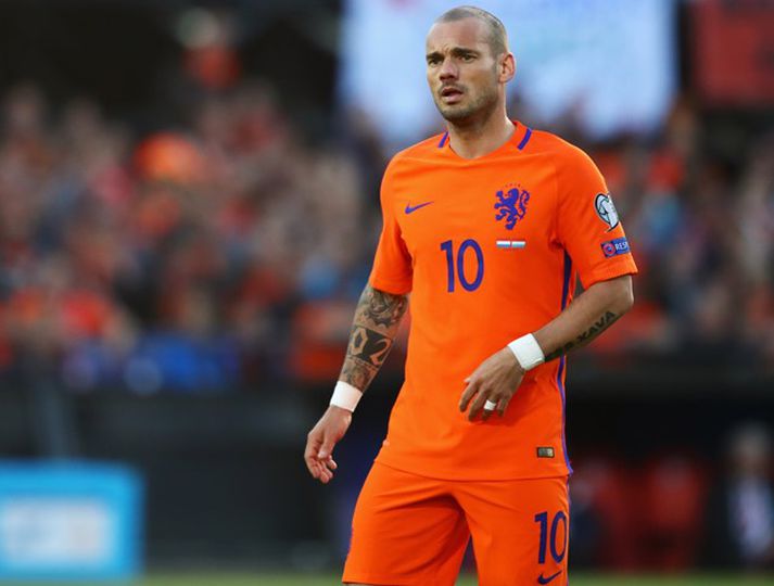 Wesley Sneijder hefur leikið 131 landsleik fyrir Holland.