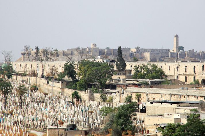 Parið var handsamað í borginni Aleppo.