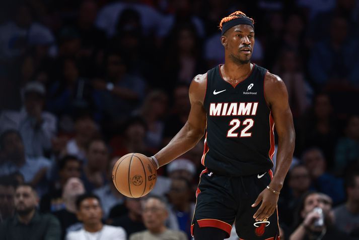 Jimmy Butler hefur leikið með Miami Heat síðan 2019.