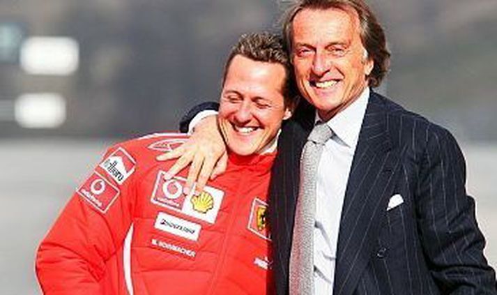 Luca Montezemolo hefur mikið dálæti á Michael Schumacher og var verulega svekktur að hann gat ekki keppt í næsta Formúlu 1 móti.