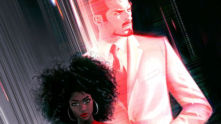 Riri Williams og Tony Stark.