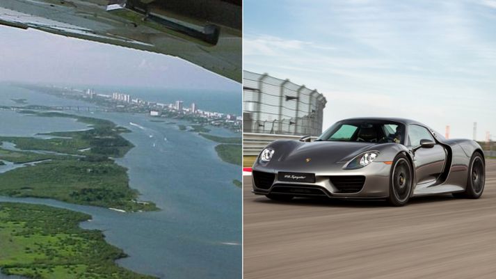 Hvort vill maður eyju fyrir utan Florida eða Porsche 918 Spider?