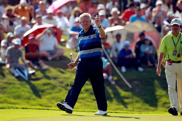 Montgomerie, sem er orðinn 48 ára, hefur lent í öðru sæti á þremur af fjórum stórmótunum í golfi.