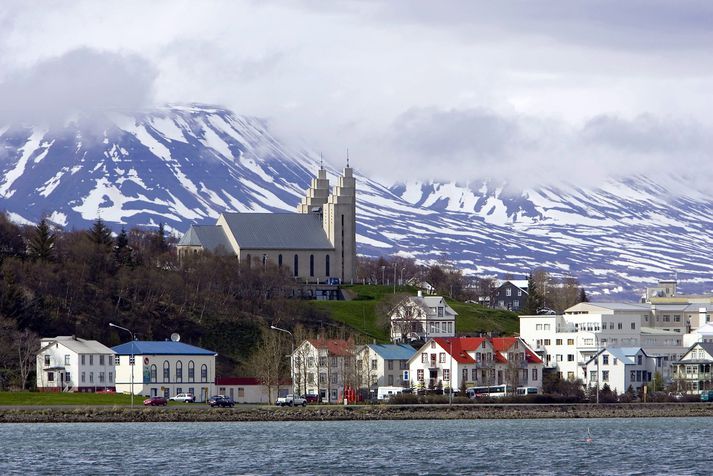 Loftgæði á Akureyri hafa verið slæm alla helgina.