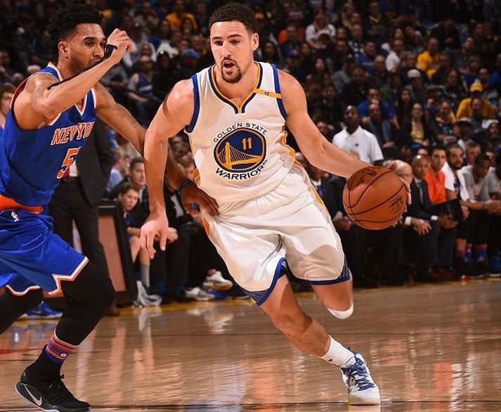 Klay Thompson var stigahæstur í liði Golden State með 25 stig.