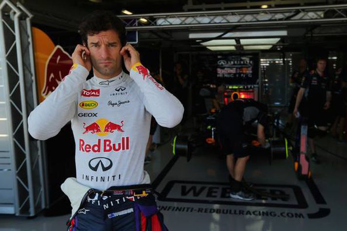 Mark Webber batt enda á einokun Vettel á fyrsta sætinu á ráspól í morgun.