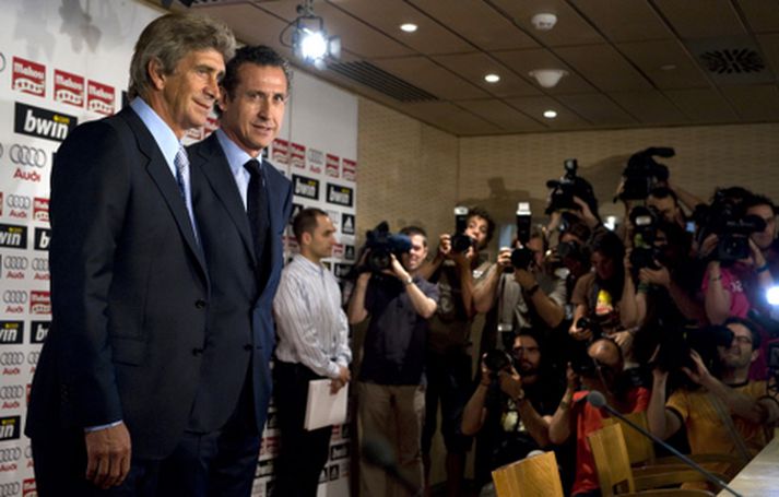 Manuel Pellegrini og Jorge Valdano.