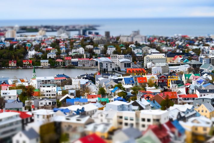 Hátt hlutfall eigna í miðborg Reykjavíkur er skráð á Airbnb.