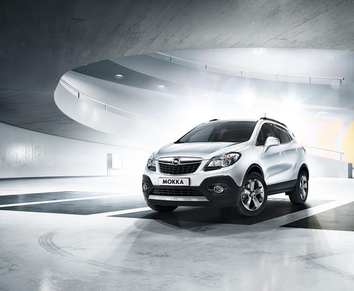 Sportjeppinn Opel Mokka verður á sýningunni á Akureyri um helgina.