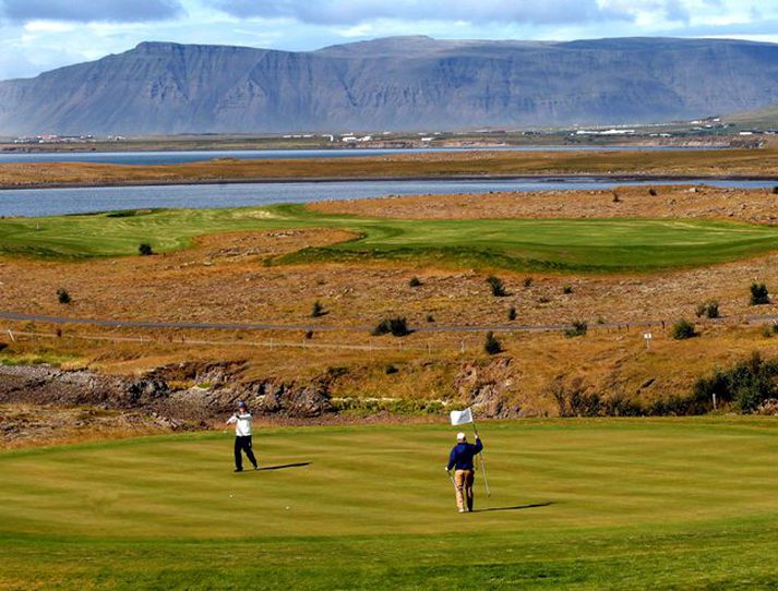 Golfvöllur golfklúbbsins Kjalar í Mosfellsbæ.