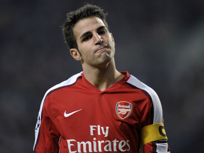 Cesc Fabregas, fyrirliði Arsenal.