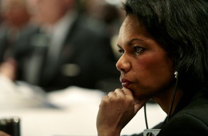 Condoleezza Rice, utanríkisráðherra Bandaríkjanna.