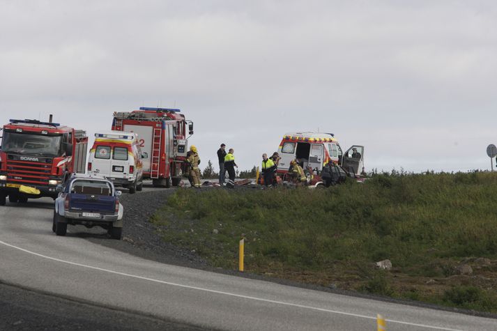 Bílveltur utan þéttbýlis komu oft við sögu þessara alvarlegu slysa – og að fórnarlömbin eru ekki í bílbelti. Myndin tengist fréttinni ekki beint. 