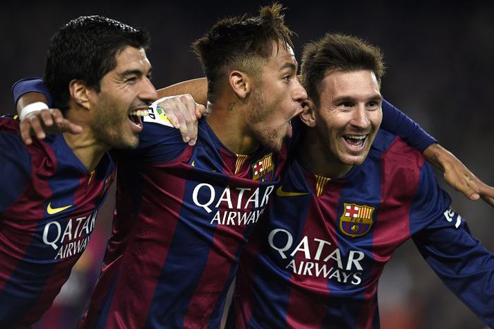 MSN eða Lionel Messi, Neymar og Luis Suarez eru búnir að skora saman 29 mörk á árinu 2015. 