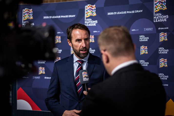 Kórónaveiran getur sett strik í reikninginn hjá Gareth Southgate og lærisveinum hans.