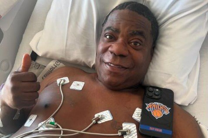 Tracy Morgan er búinn að jafna sig eftir svæsna matareitrun sem varð til þess að hann ældi á körfuboltavöll í Madison Square Garden.