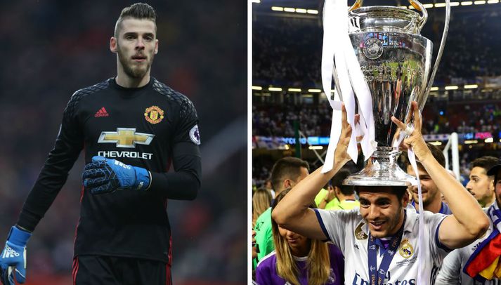 De Gea og Morata eru samherjar í spænska landsliðinu.