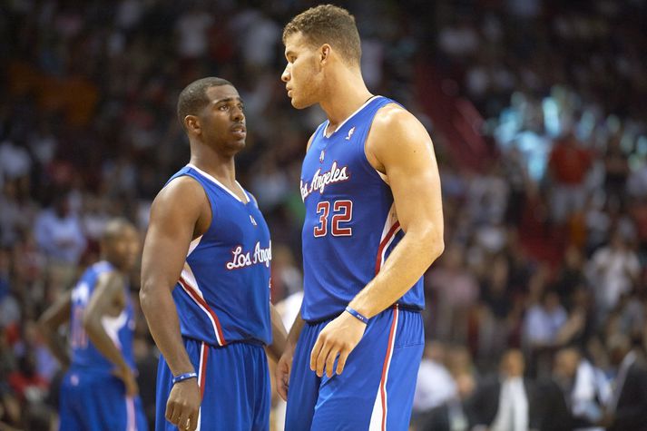 Chris Paul og Blake Griffin.