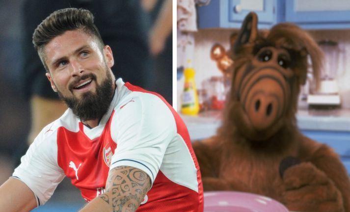 Giroud og ALF eru ekki vinir.