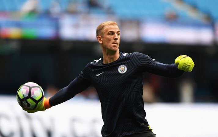 Joe Hart er ekki í náðinni hjá Pep Guardiola.