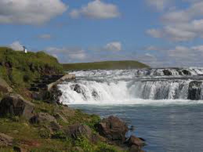 Ægisíðufoss, einn af bestu veiðistöðunum í Ytri Rangá