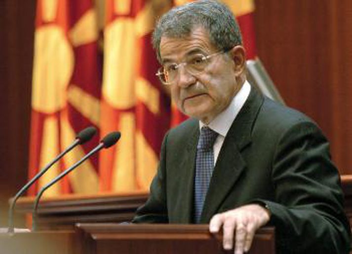 Romano Prodi, forsætisráðherra Ítalíu