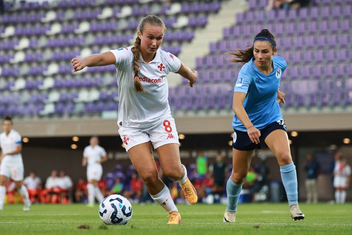 Alexandra Jóhannsdóttir er að gera góða hluti með ítalska félaginu Fiorentina.