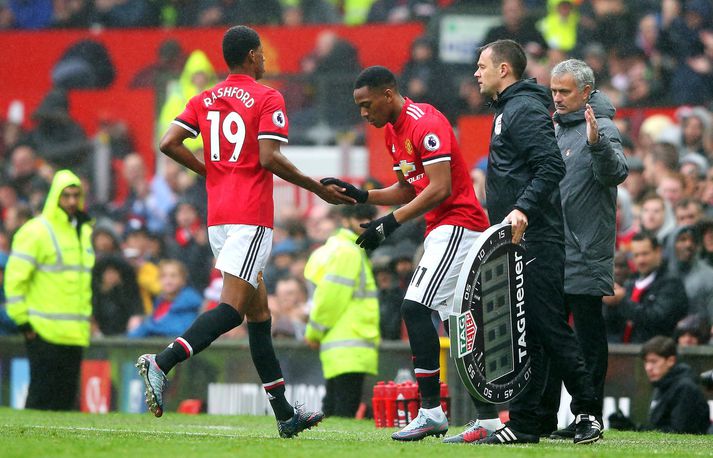 Marcus Rashford og Anthony Martial spila ekki mikið saman en þeir koma oft inn á hvor fyrir annan og eru báðir að spila mjög vel.