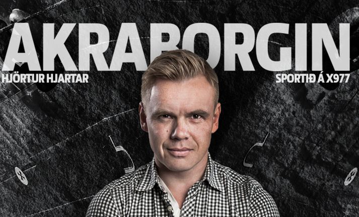 Hjörtur Hjartarson er skipstjóri á Akraborginni.