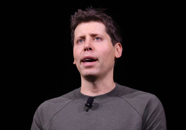 Sam Altman er stofnandi og forstjóri OpenAI, fyrirtækisins á bak við ChatGPT.