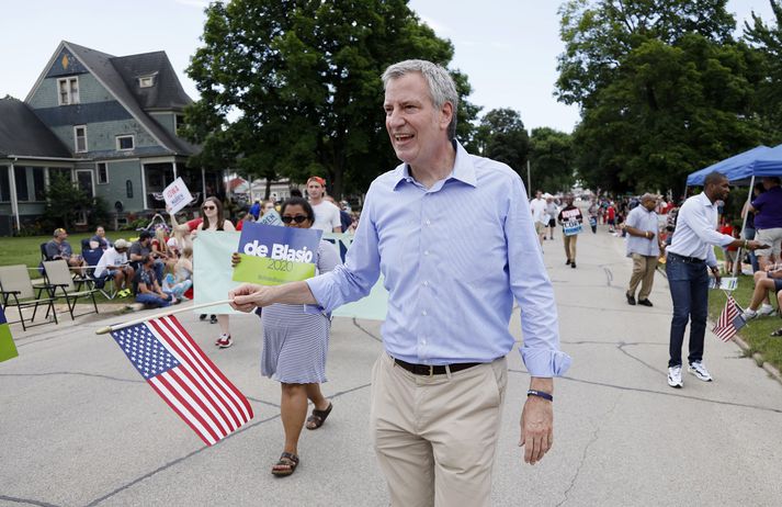 Bill de Blasio, borgarstjóri New York og fyrrverandi forsetaframbjóðandi.