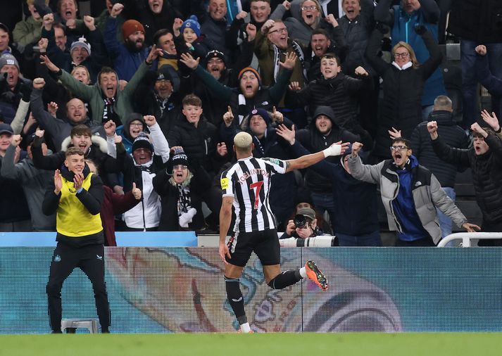 Joelinton skoraði og lagði upp fyrir Newcastle í kvöld.