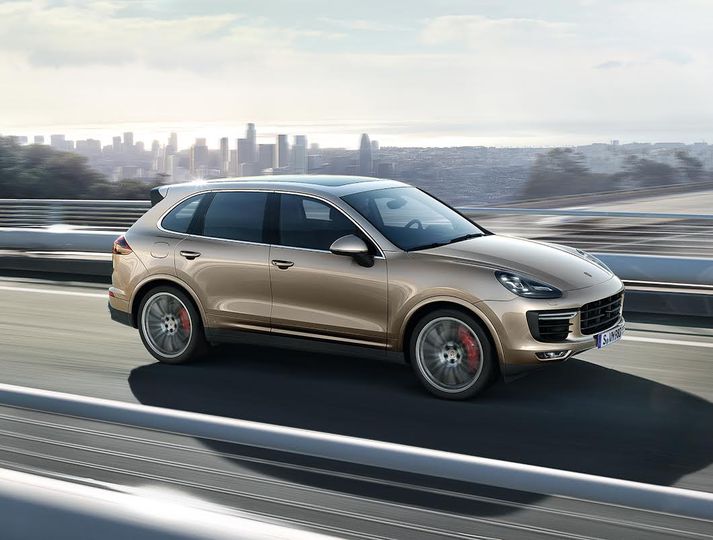 Nýr Porsche Cayenne, enn flottari en áður.