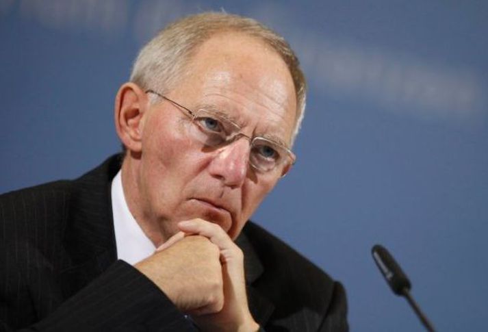 Wolfgang Schäuble hinn valdamikli fjámálaráðherra Þýskalands.