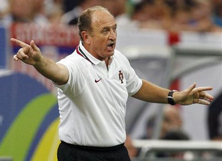 Luiz Felipe Scolari leiðbeinir liði sínu