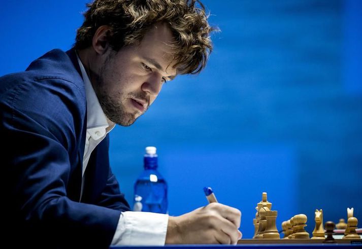 Magnus Carlsen, heimsmeistari í skák.
